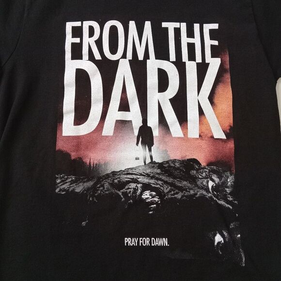 Tultex Black Unisex Short Sleeve Crew Neck From The Dark Movie Tee Adult Small - Picture 7 of 8